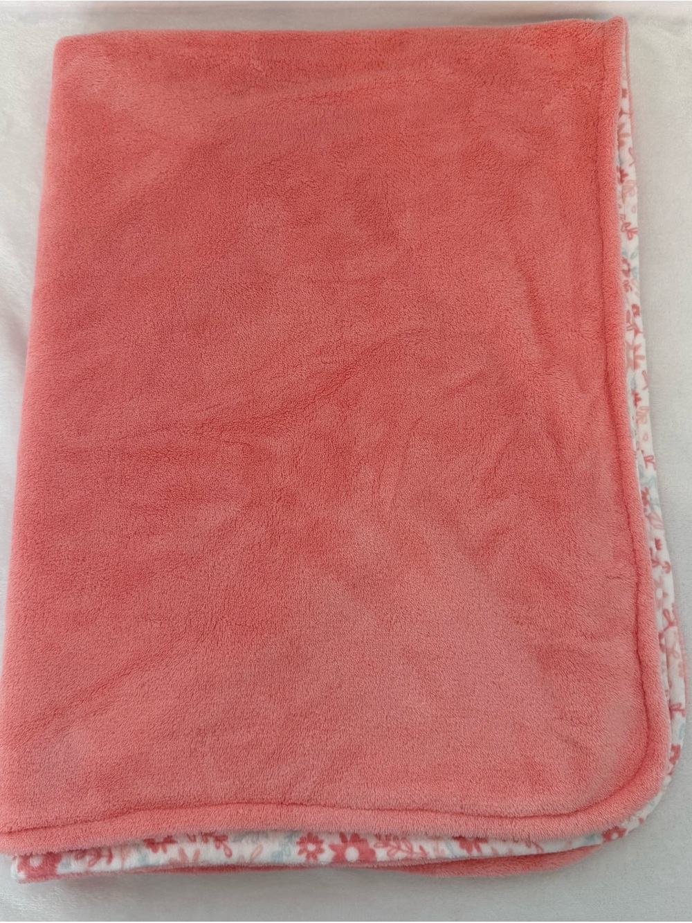Coral Plush Reversible Kids Blanket